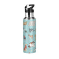 20 oz Insulated Stainless Steel Water Bottle with Straw Lid G1233