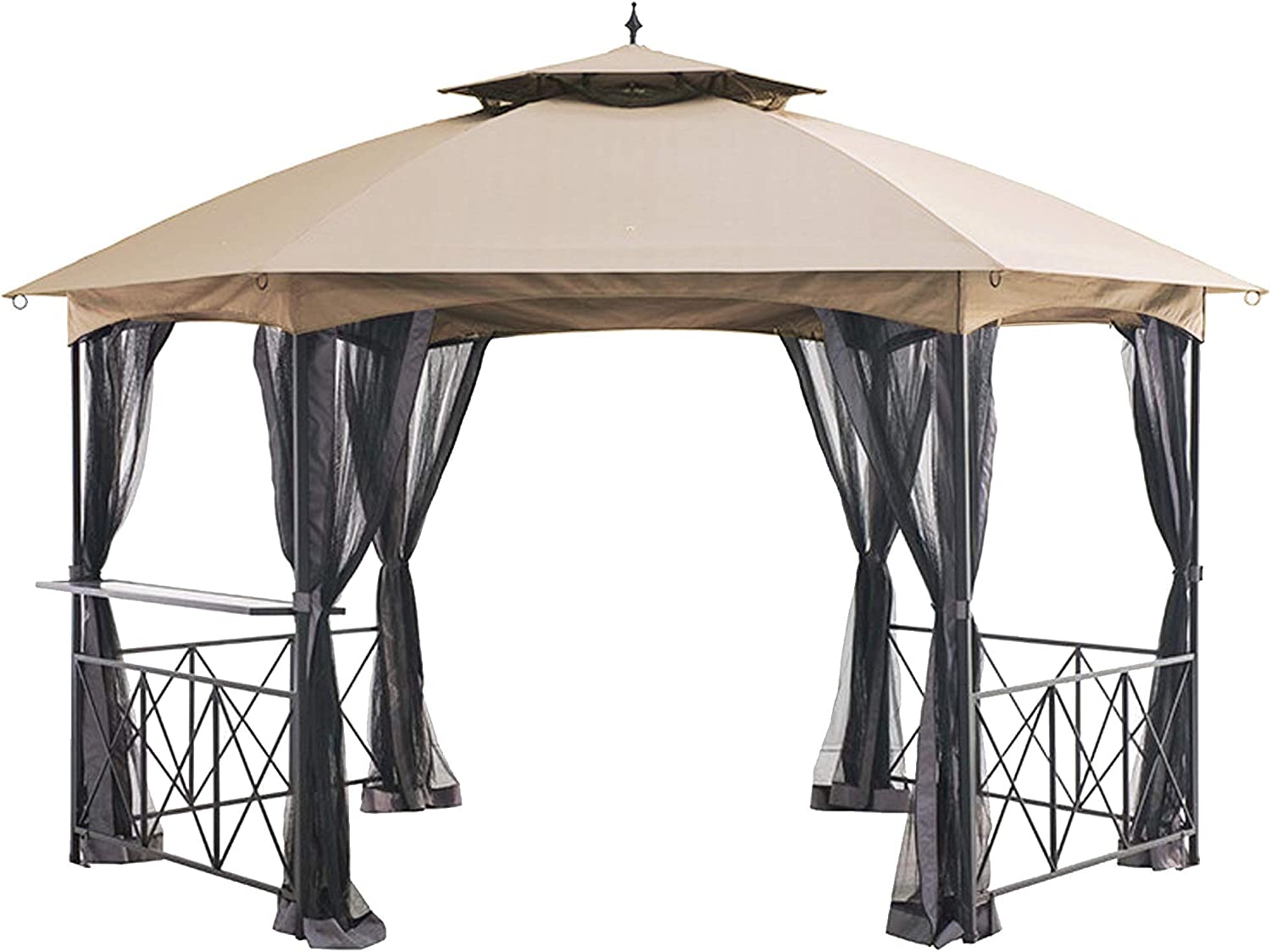 Hexagon Gazebo Canopy Top Cover R5940