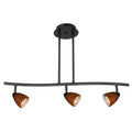 3-Lights Serpentine Black Orange Swirl M92407