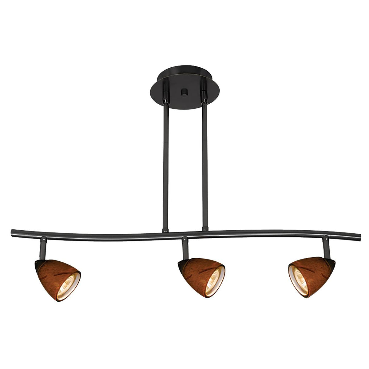 3-Lights Serpentine Black Orange Swirl M92407