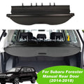 Retractable Cargo Cover for Subaru Forester SUV, Black Rear Trunk Privacy Shade O316