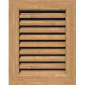 Unfinished Functional Vertical Gable Vent N16029