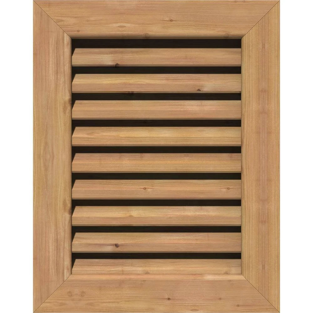 Unfinished Functional Vertical Gable Vent N16029