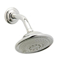 Polished Gold Round Showerhead with Shower Arm Q74730