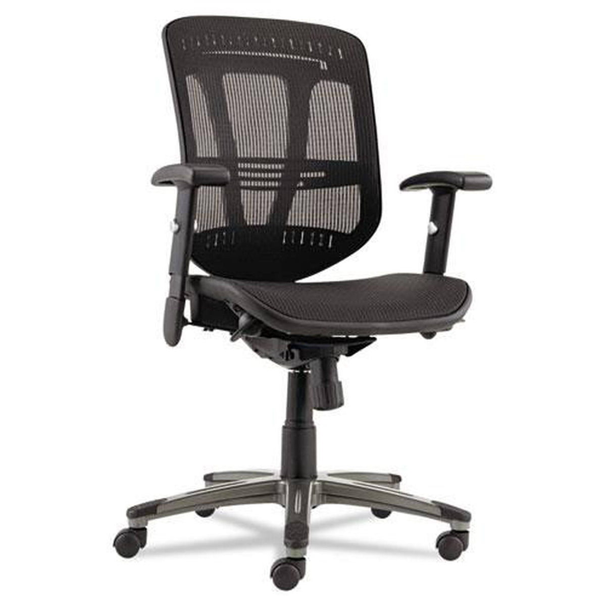 Black Mid-Back Suspension Mesh Chair J242866
