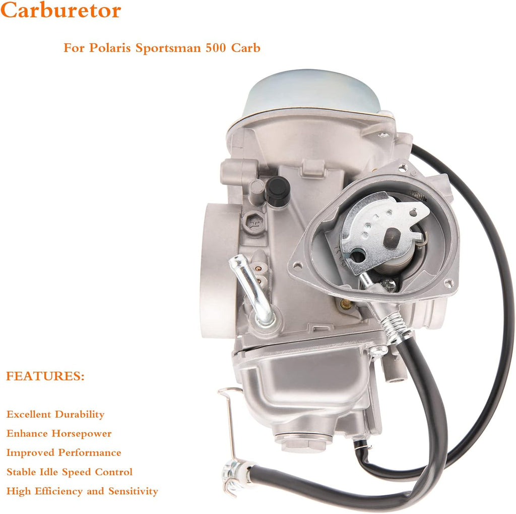 Carburetor for Polaris Sportsman 500 HO 4X4 2001-2005 & 2010-2012, Scrambler 500 4x4 1997-2009, Trail Boss 325 2000-2002 ATV B216157