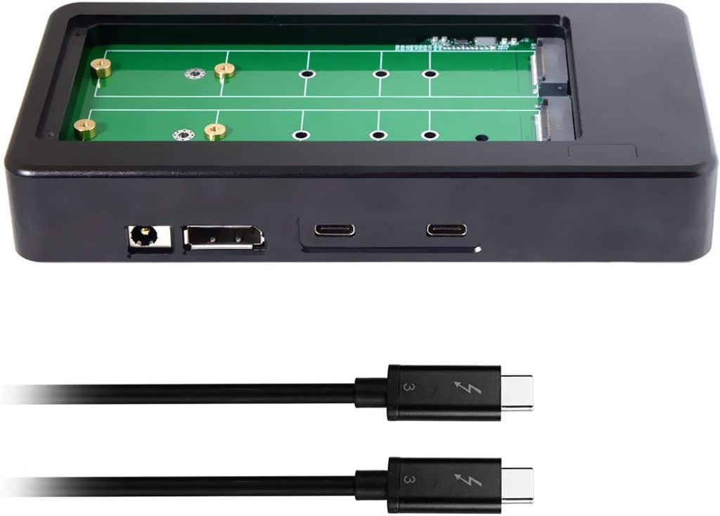 USB4 to Dual NVME SSD Raid Docking & Displayport Adapter U42182