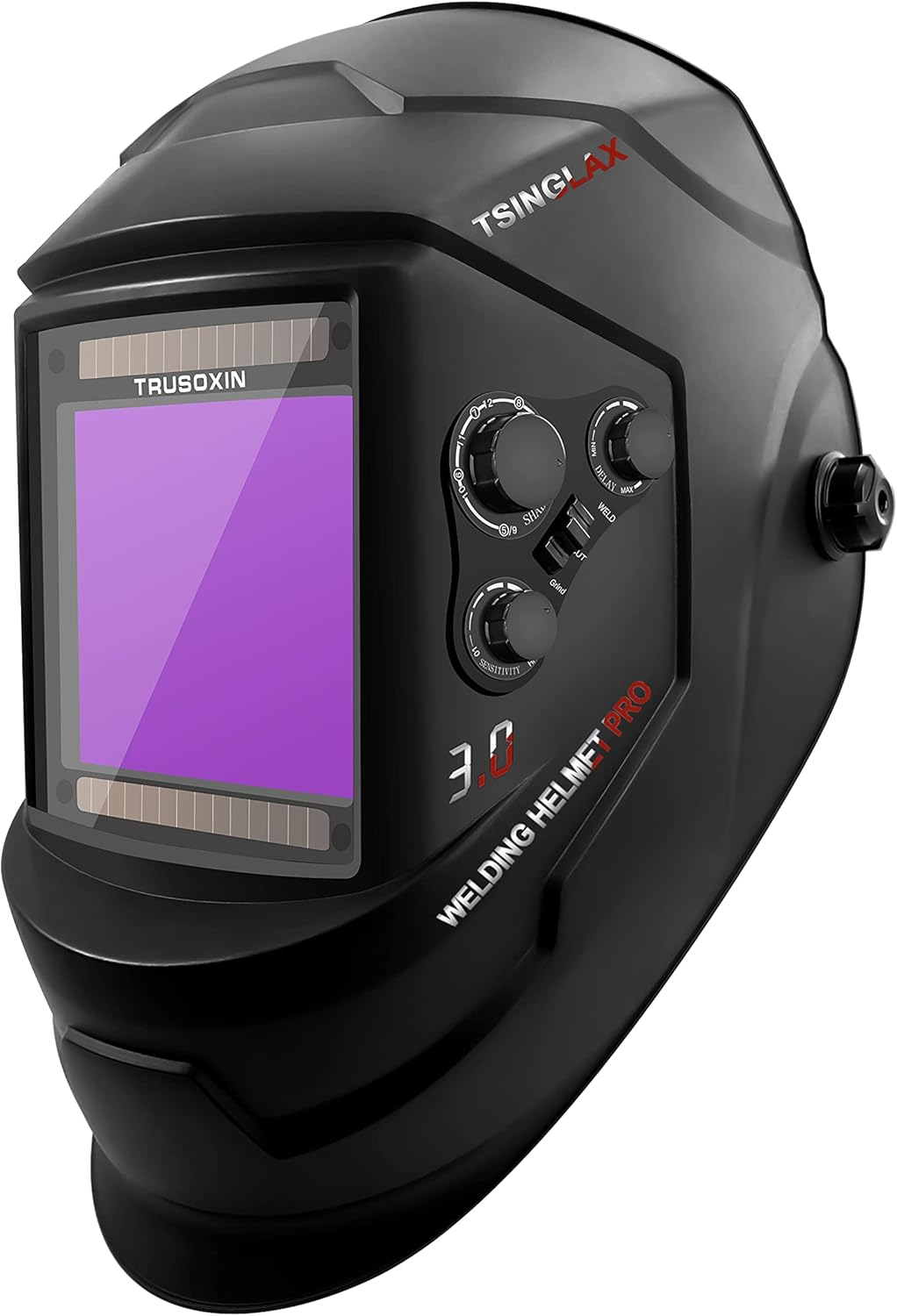 Welding Helmet with Solar Powered Auto Darkening Screen, Pack of 2 O604584