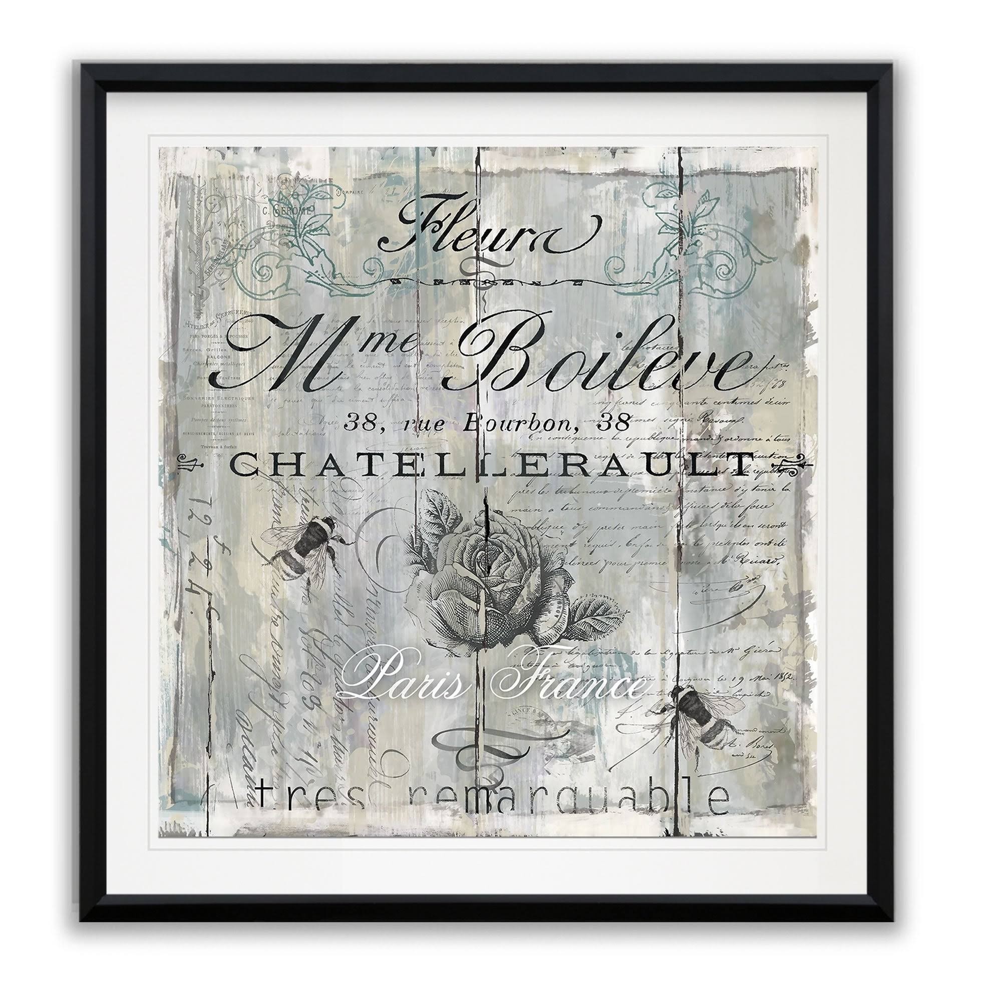 Framed Giclee Print 38x38 L8581