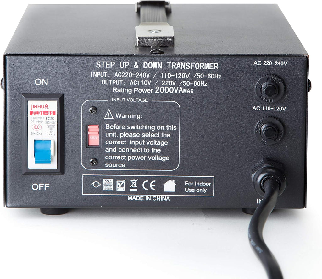 Voltage Converter Transformer 5000-Watt 110V/220V E4169