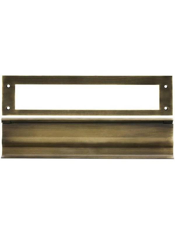 Antique Nickel Mail Slot T133820