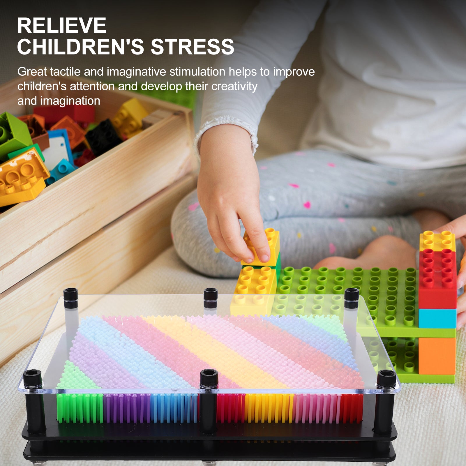 Sensory Board Pin Art Toy for Toddlers H8601