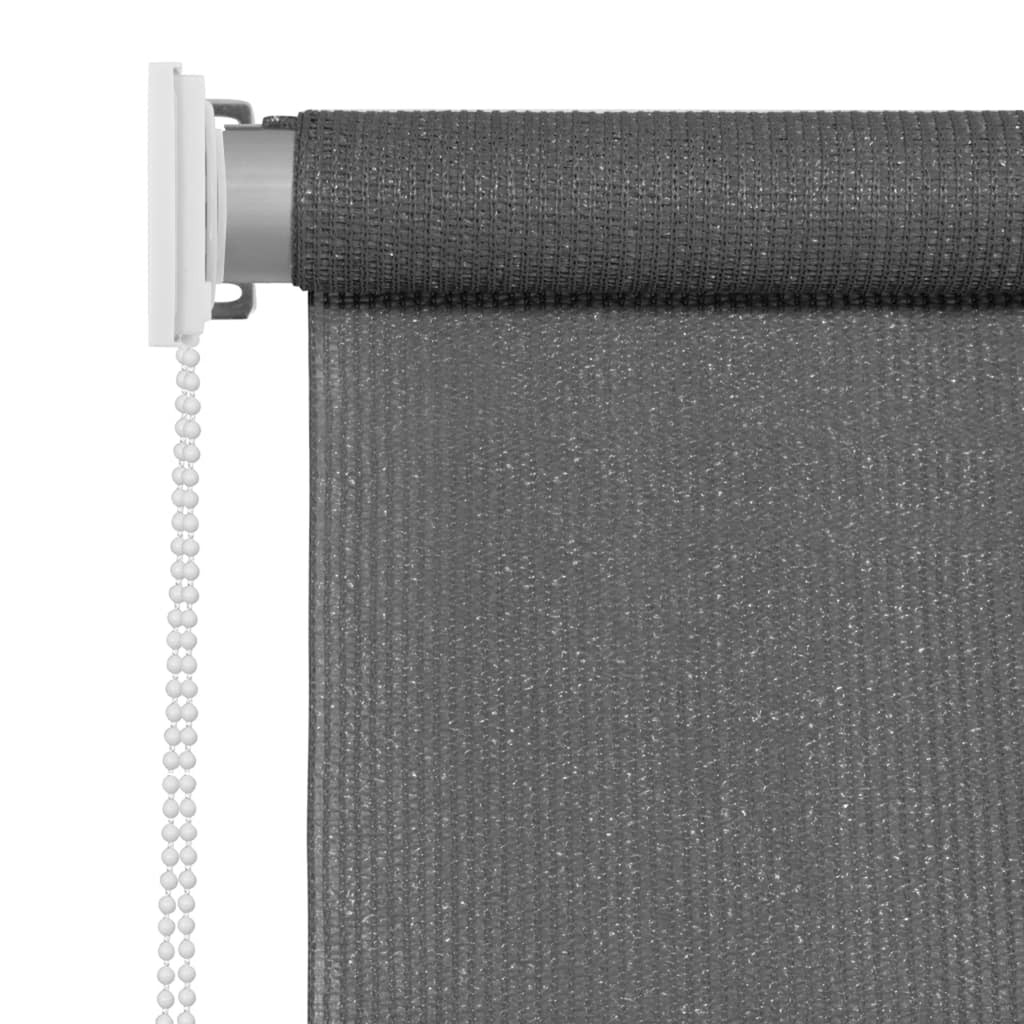 Outdoor Roller Blind Sun Shade Screen Anthracite 118.1 x 55.1 Inches Q88166