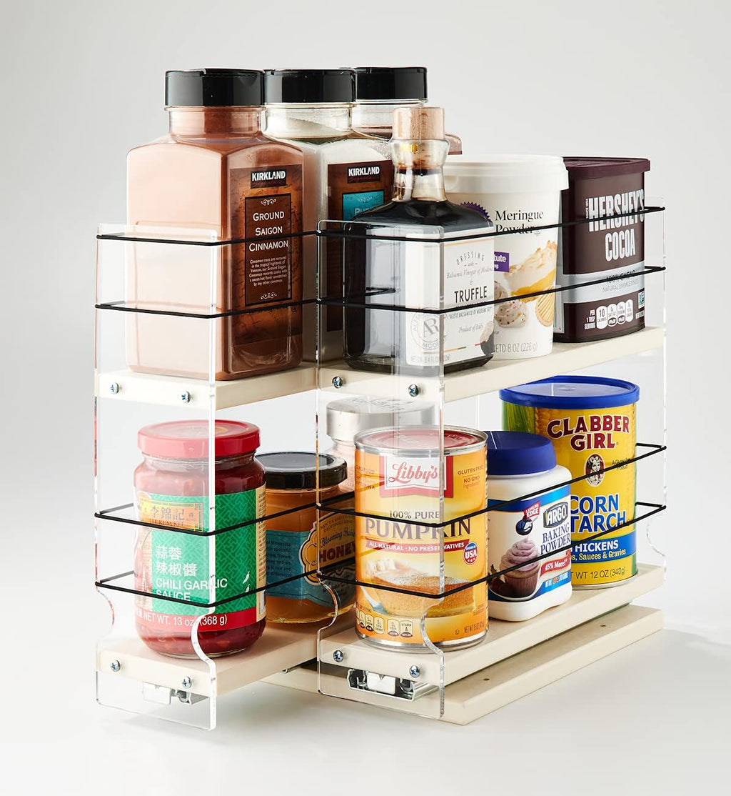 Two-Tiered Spice Organizer for Large Containers Z448