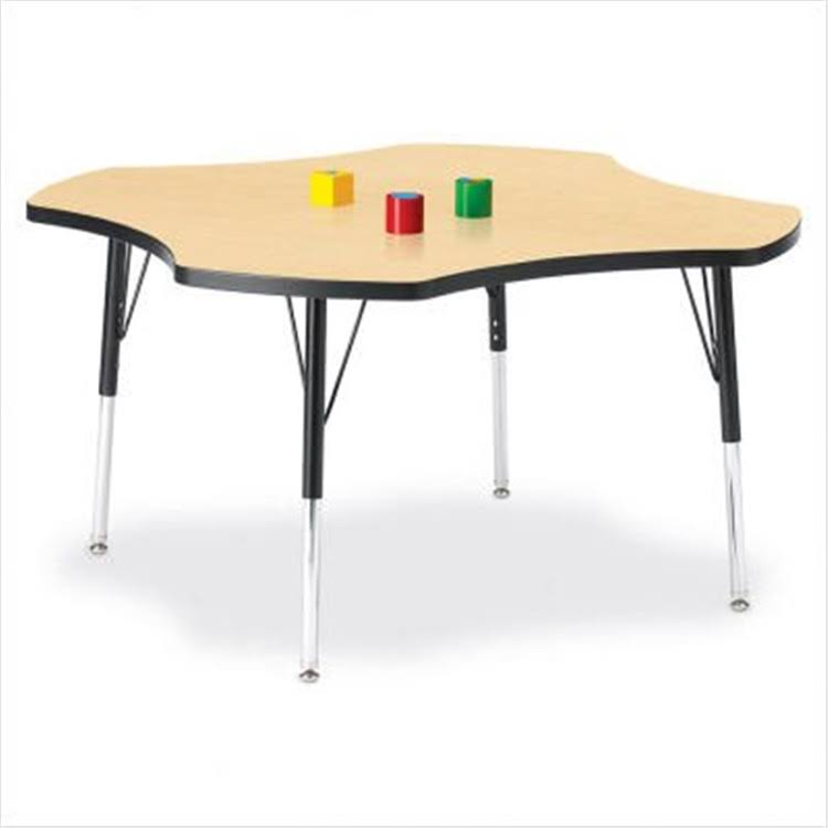 Blue and Black Four Leaf Activity Table V273