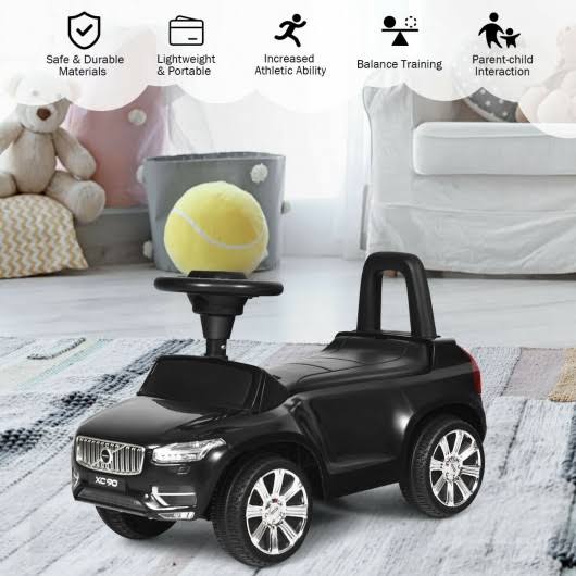 Black Ride on Push Car Toddlers Walker F436605