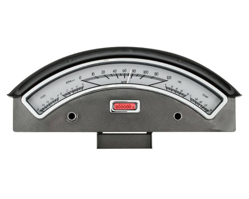 1957 Ford Car Silver Alloy Style Face Red Display Y802858