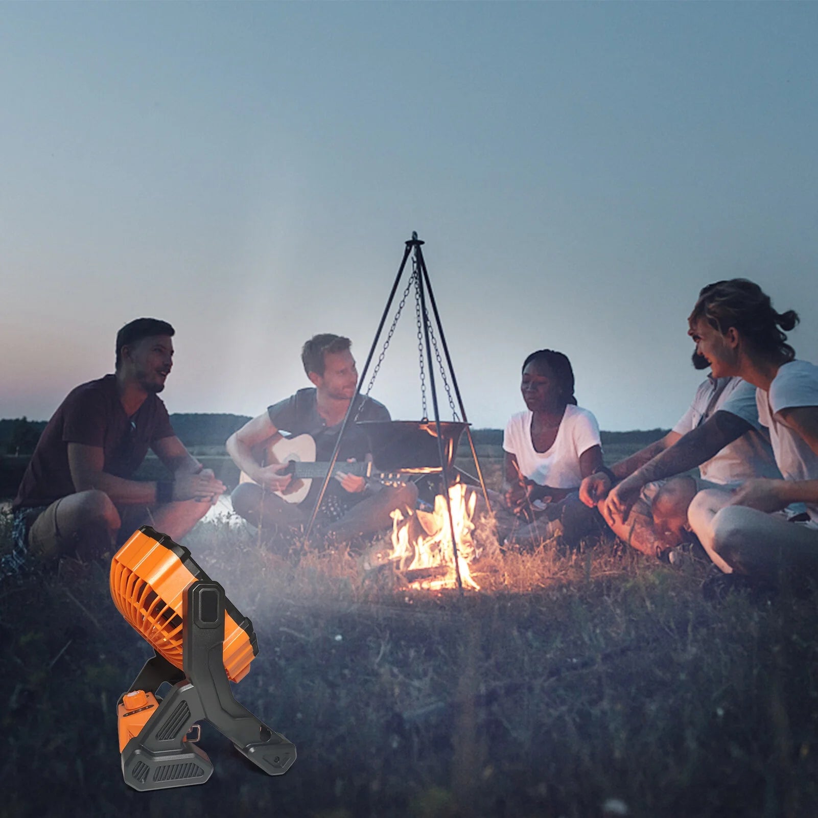 Tent Fan Lantern 2-in-1 A609