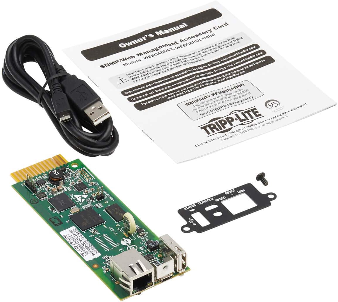 SNMP Remote Monitoring Web Management Accessory Card P697939