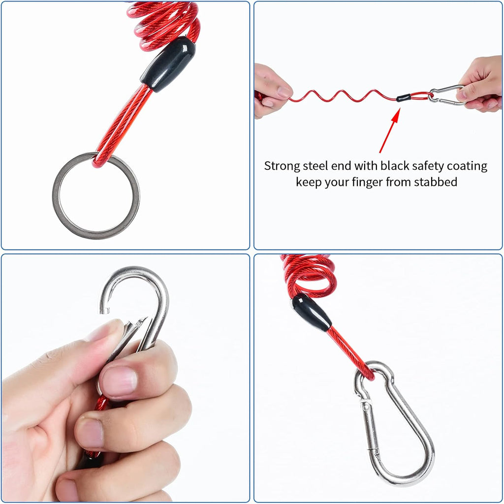 Trailer Breakaway Switch with Coiled Cable, Pack of 2 A33496