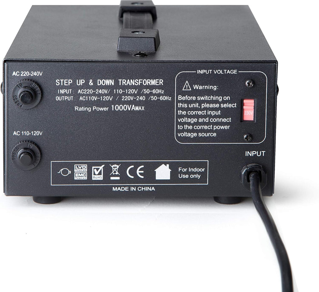 Voltage Converter Transformer 5000-Watt 110V/220V E4169