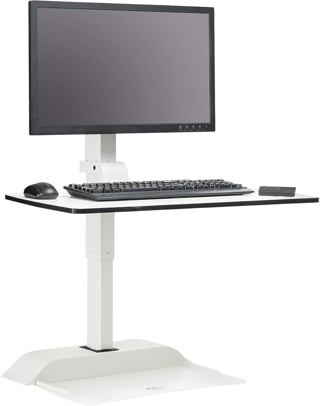 White Electric Sit/Stand Desk Converter A696138