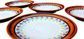 White 5-Piece Dinner Plate Set G679