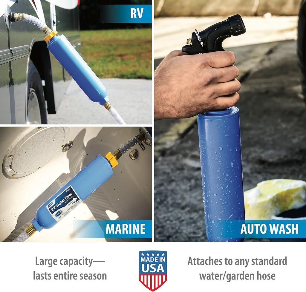 4-Pack Inline RV Water Filter A89002