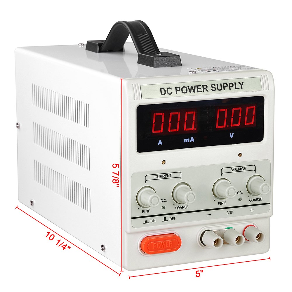 110V AC 30V 10A DC Power Supply Variable Digital Adjustable H718