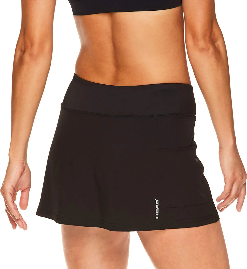 Women's Athletic Tennis Skirt with Ball Pocket Y524611