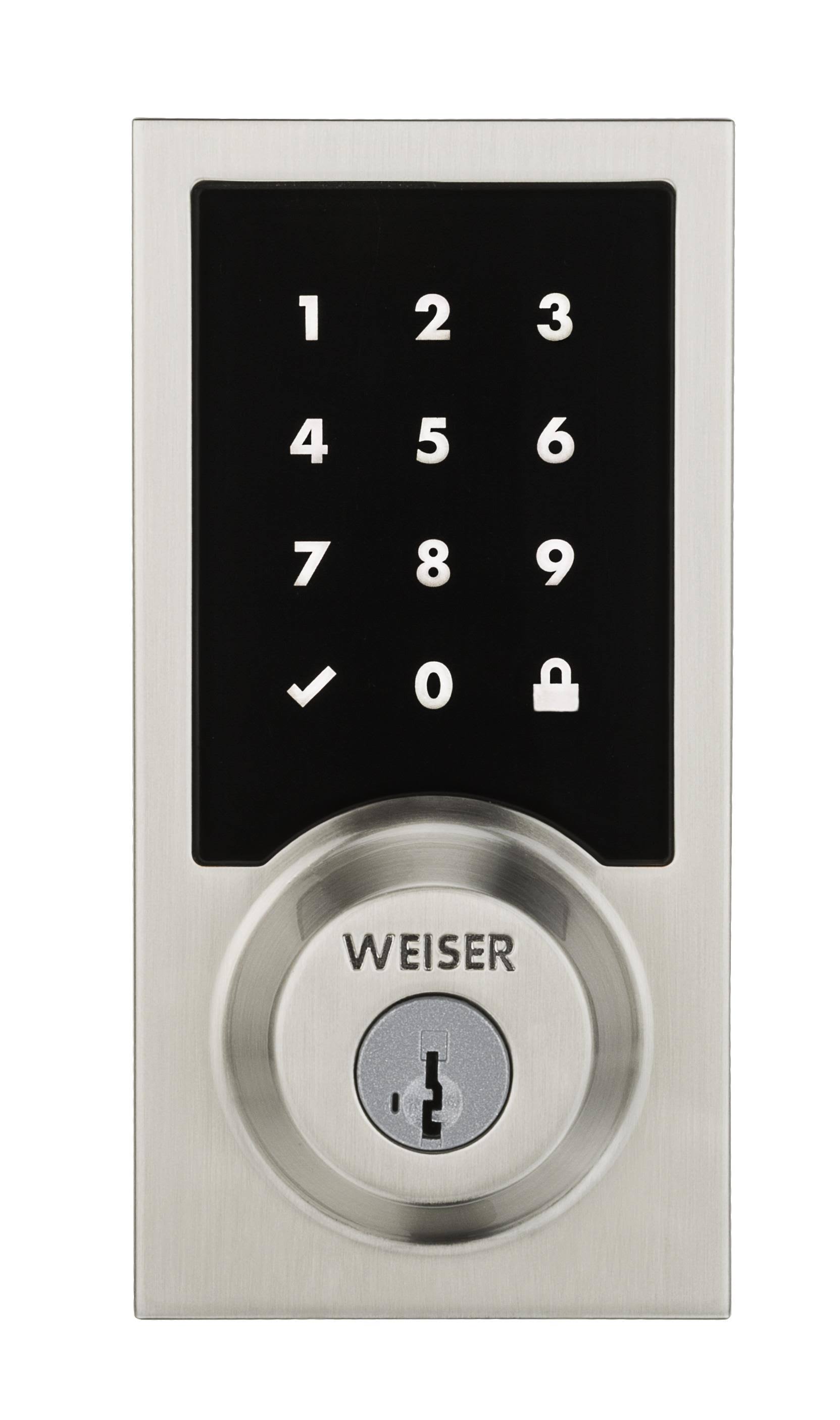 Satin Nickel Touchscreen Smart Lock B3246