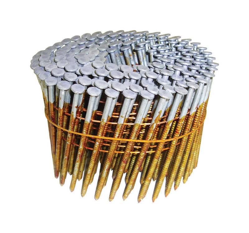 3 in Angled Coil Framing Nails 16 Deg Ring Shank 4000 Pk D136