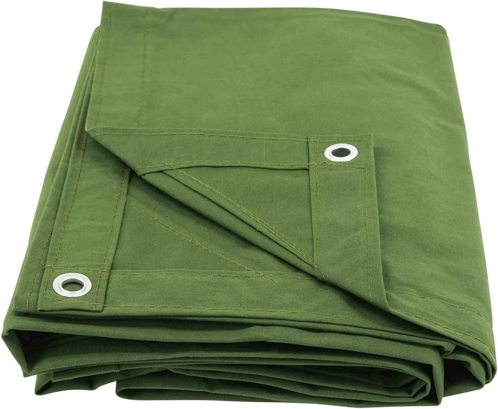 Green Canvas Tarp 12oz Water Resistant 12' x 16' T54249