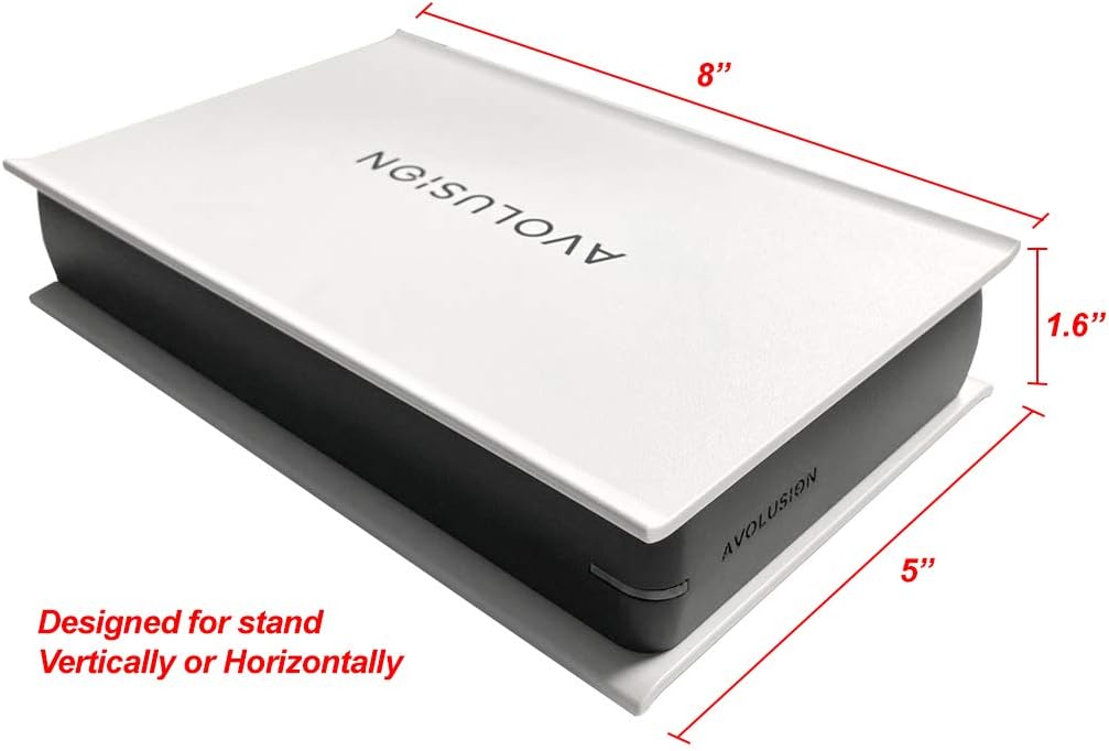 2TB USB 3.0 External Hard Drive White Pack of 2 S1687