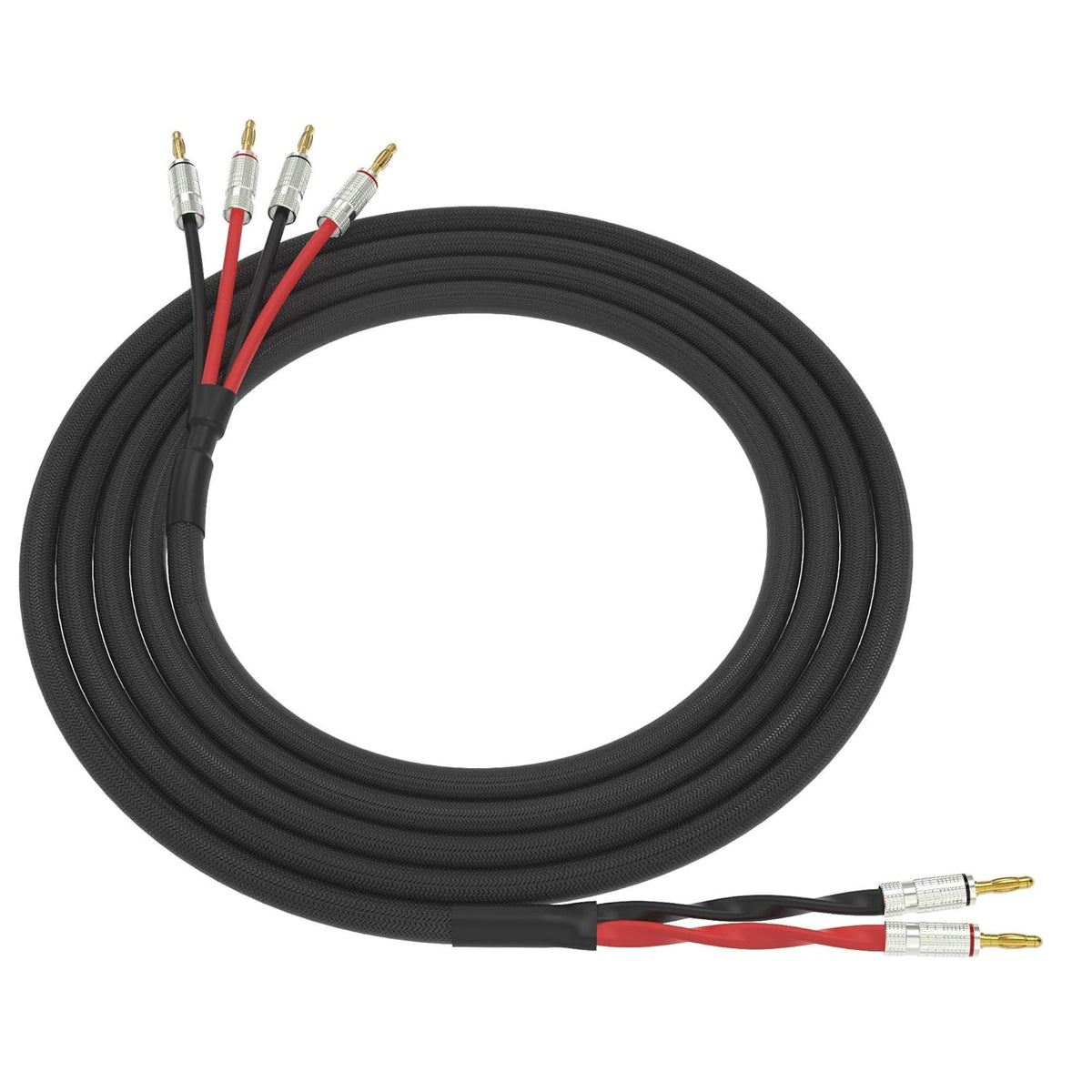 Black 3 Feet Professional Audio Speaker Cable O8776