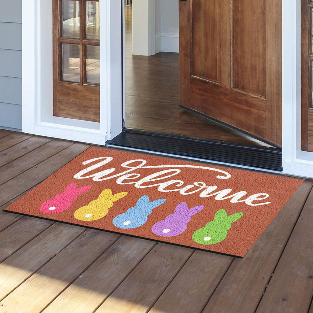 Easter Day Decoration Doormat Anti-skid Bottom Carpet A90803