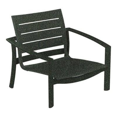 Parchment Woodland Green Aluminum Slat Patio Dining Chair T25985