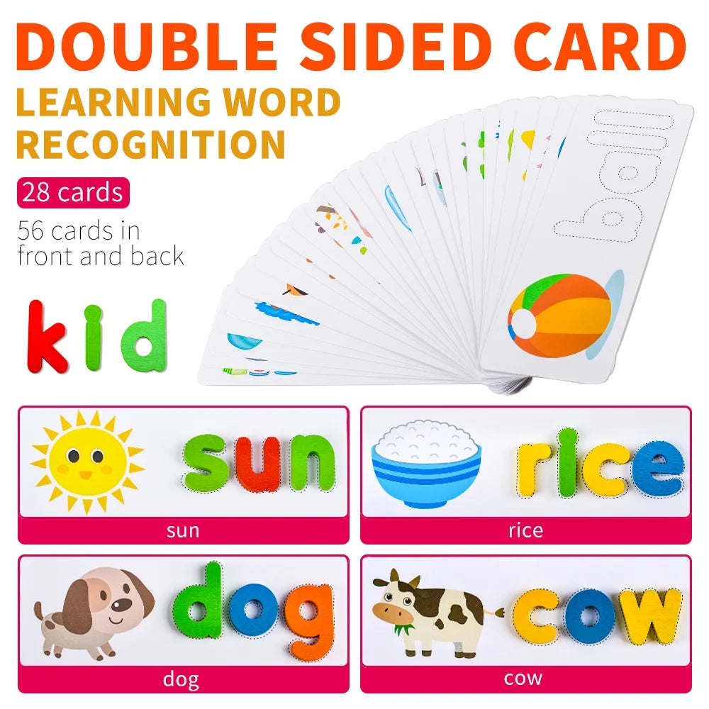 Toddlers Preschool Learning Toys Alphabet Spell Educational Game Toy U893