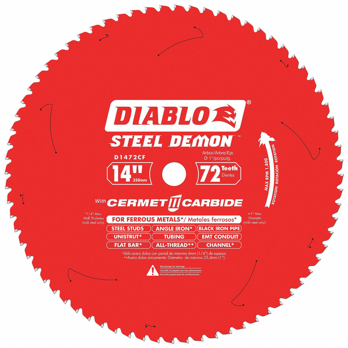 14 inch 72-Teeth Circular Saw Blade I938