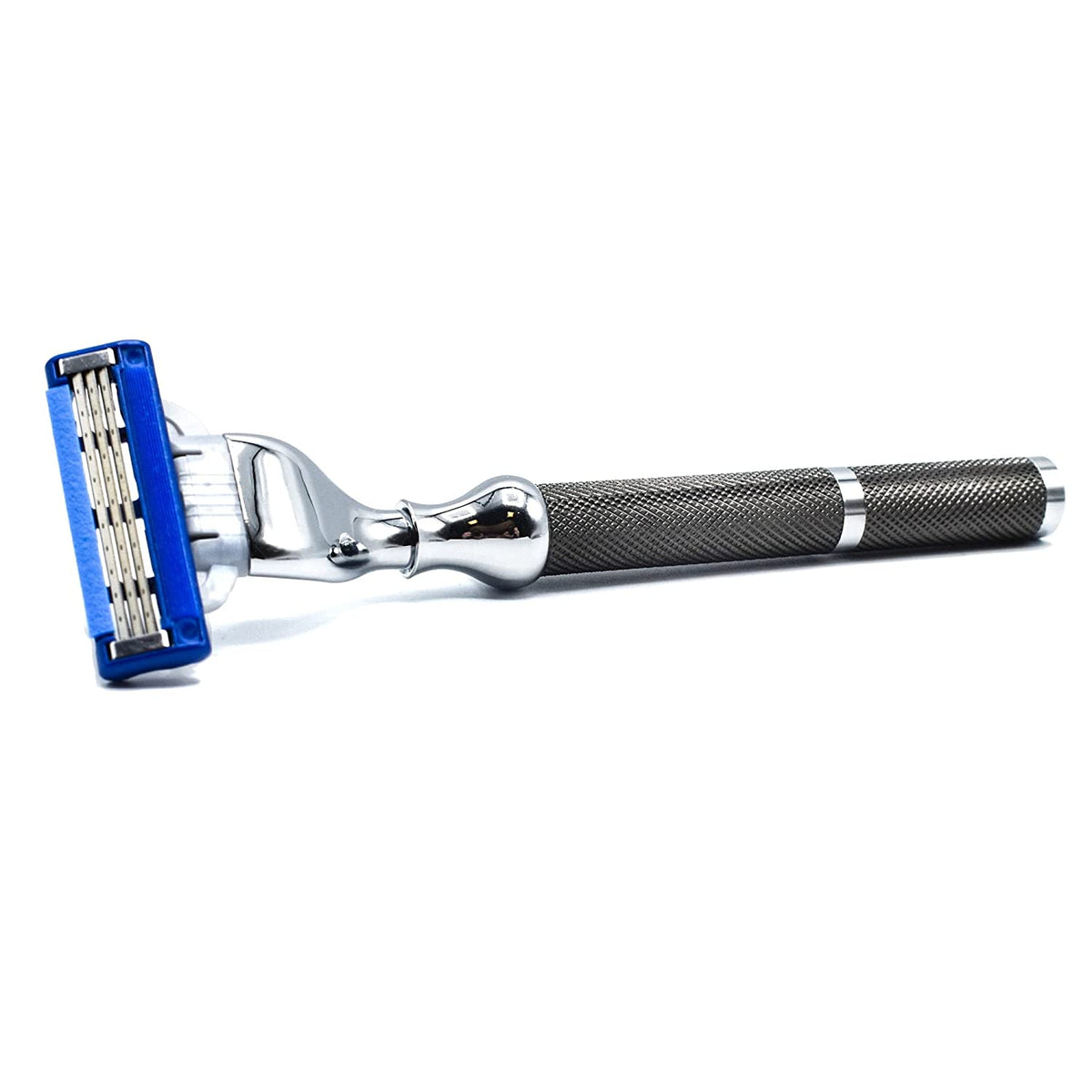 Heavyweight All-Metal Triple Blade Razor with One Gillette Mach 3 Razor Blade L5901