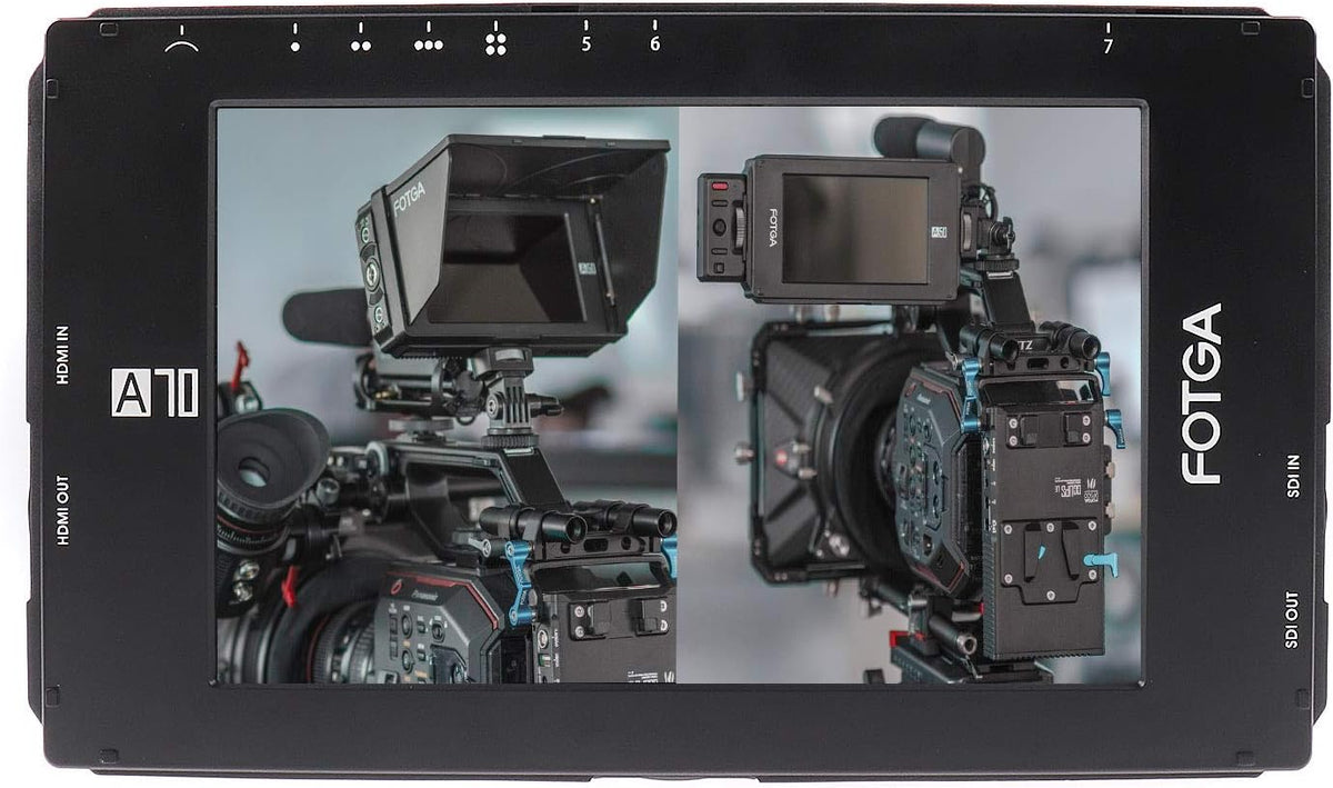 7 Inch Full HD 1920x1080 IPS Field Monitor with HDMI 4K Input/Output U808791