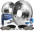 Rear Disc Rotors with Brake Pads G918