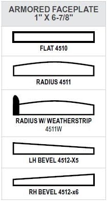 Standard Duty Deadlatch for Aluminum Stile Doors, Pack of 2 X429