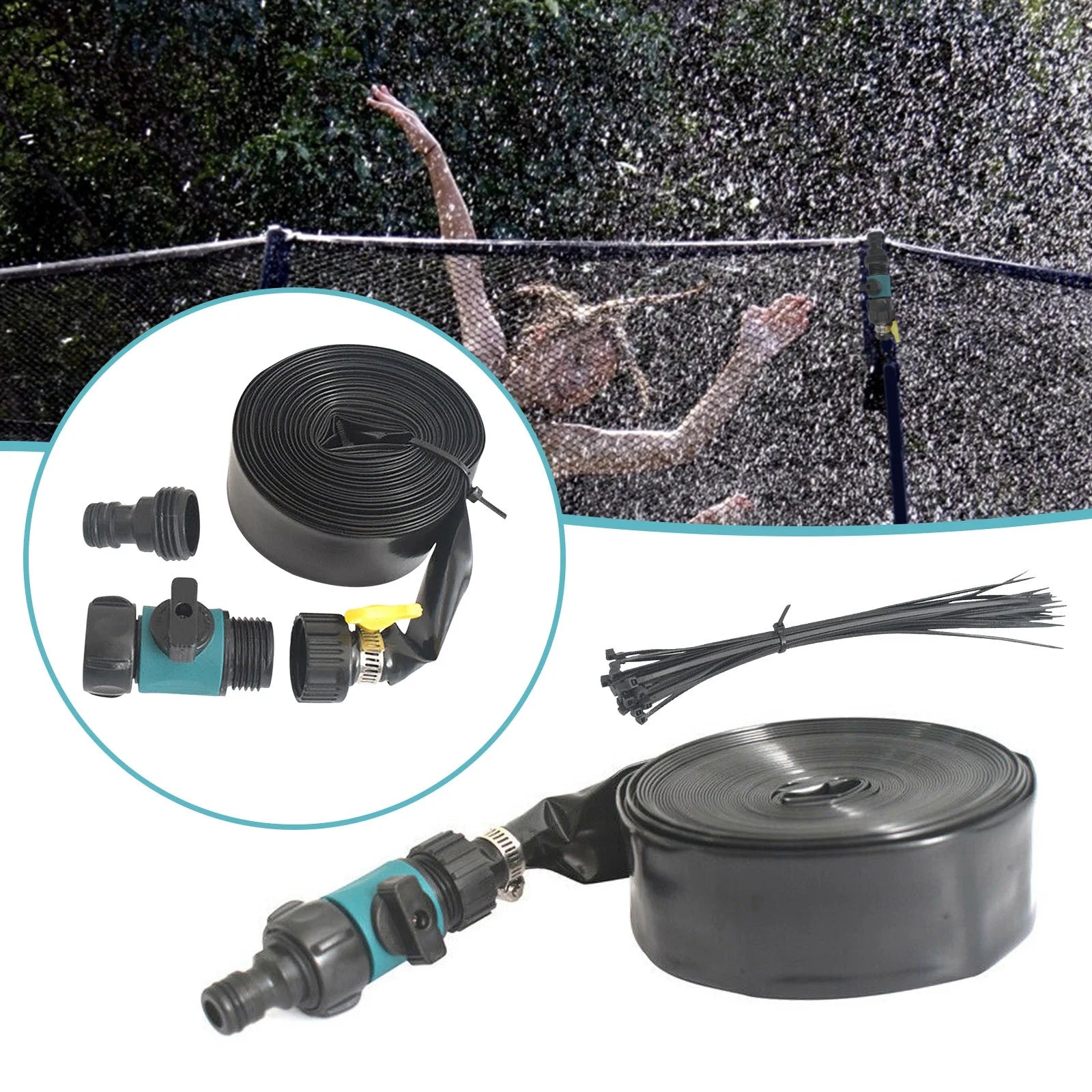 Trampoline Sprinkler Outdoor Water Toy E673807