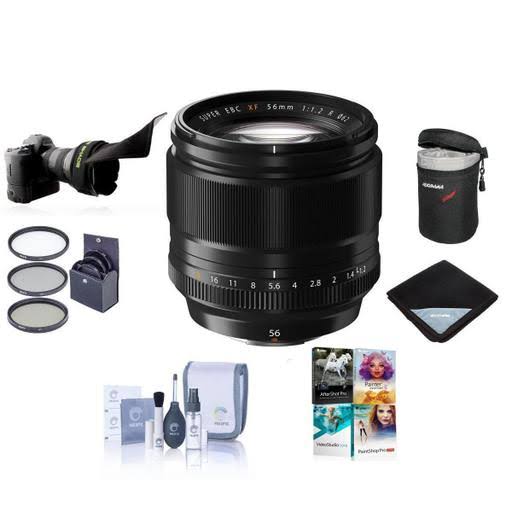 Fujifilm XF 56mm f/1.2 Lens with 62mm Filter Kit C826