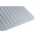 48 in. W x 96 in. L x 0.25 in. T Clear Twin Wall Polycarbonate Sheet U433920