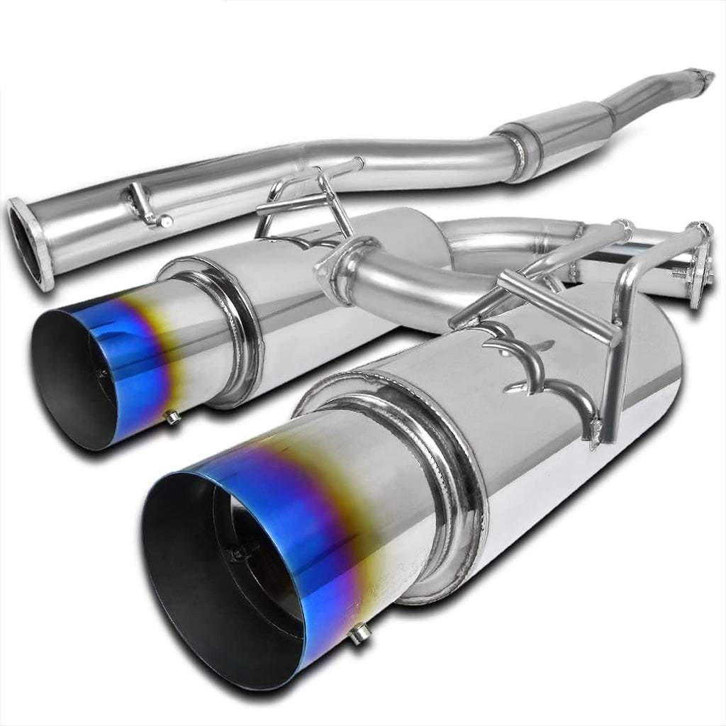 Dual Catback Exhaust System with Titanium Tip U332