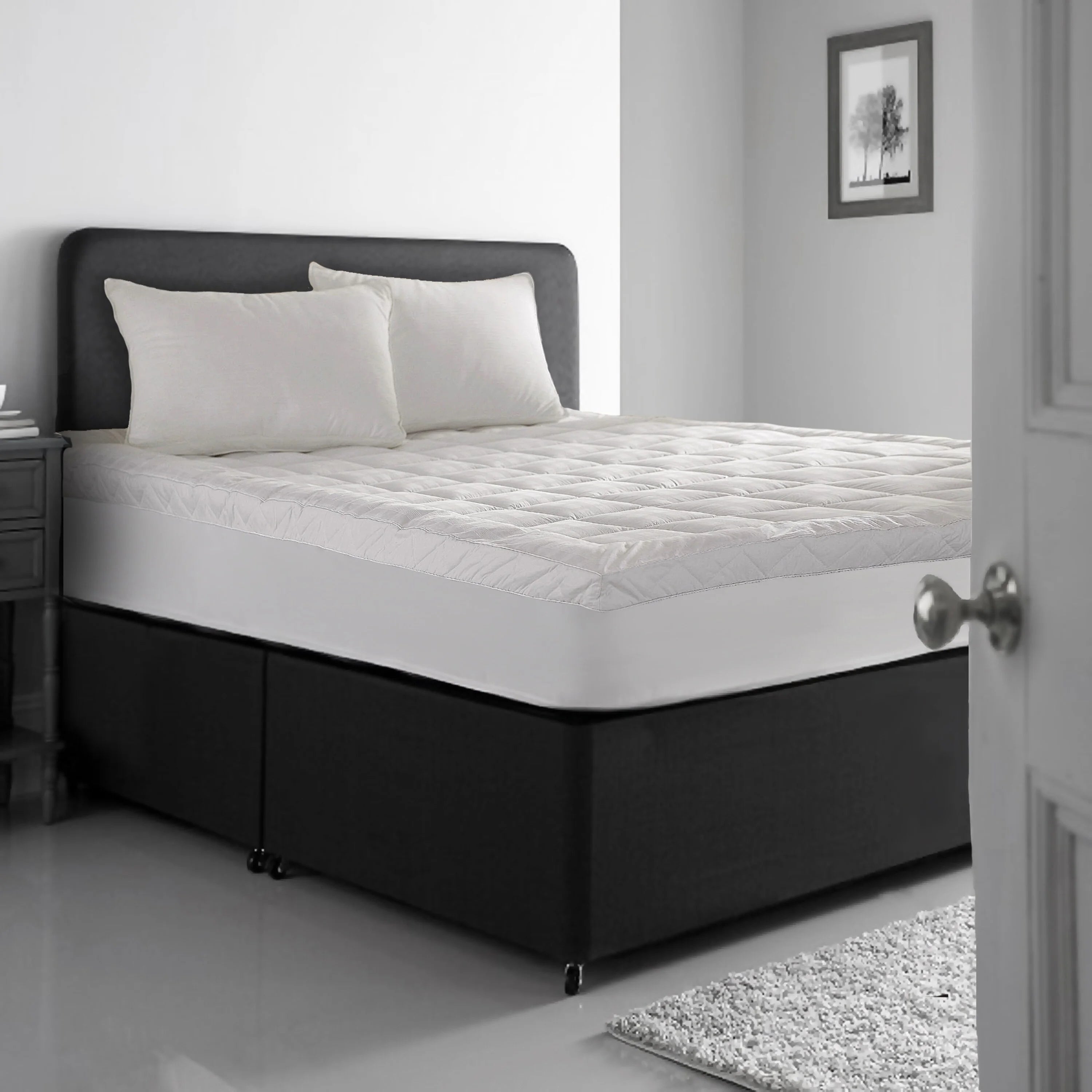Twin Cotton Mattress Topper Pad P3147