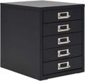 White 5 Drawer Metal Filing Cabinet Pack of 2 V356570