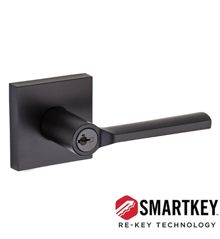 Satin Nickel Keyed Entry Door Lever Q7414